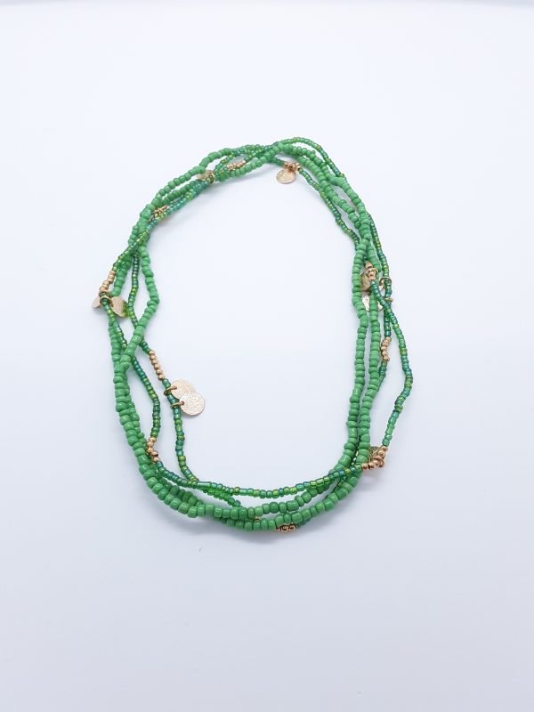 Green Waist Beads
