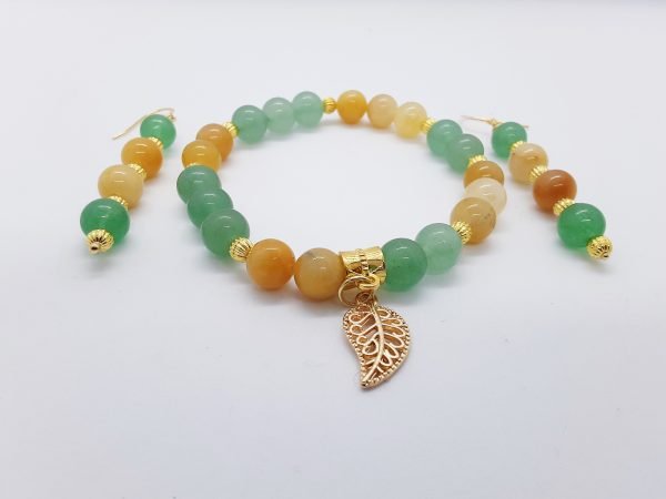 Aventurine and Citrine "Luck" Bracelet