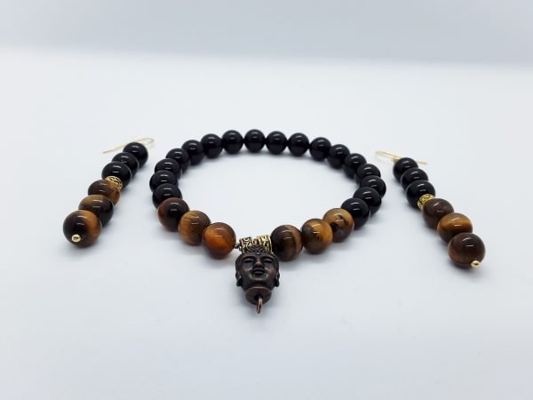 Tourmaline and Tiger's Eye Bracelet - Image 3