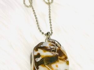 Brown Zebra Agate Necklace