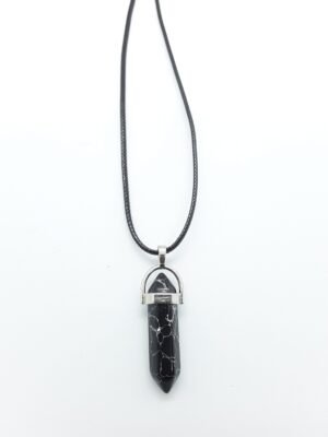 Cage Necklaces - Black Howlite