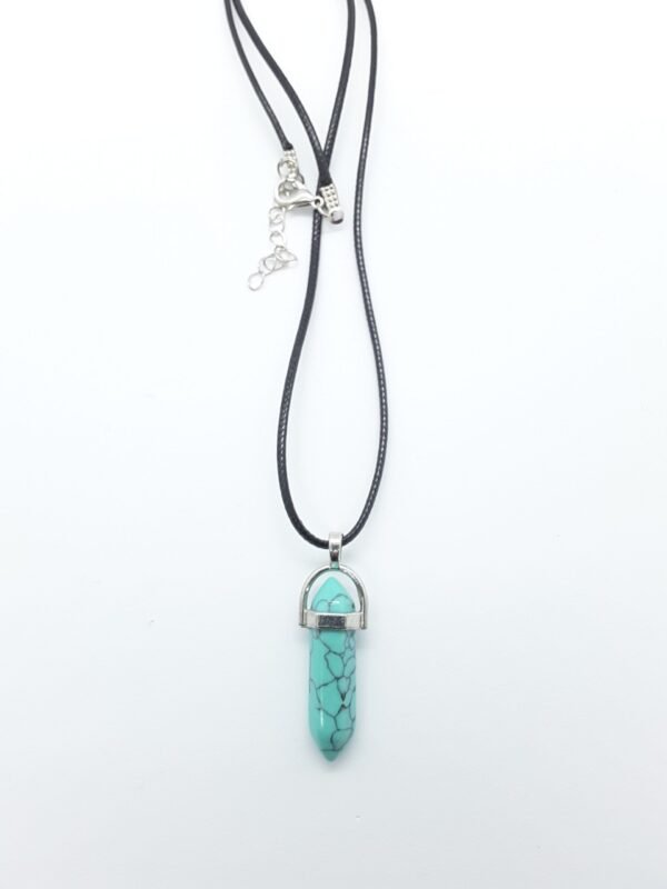 Cage Necklaces - Green Howlite