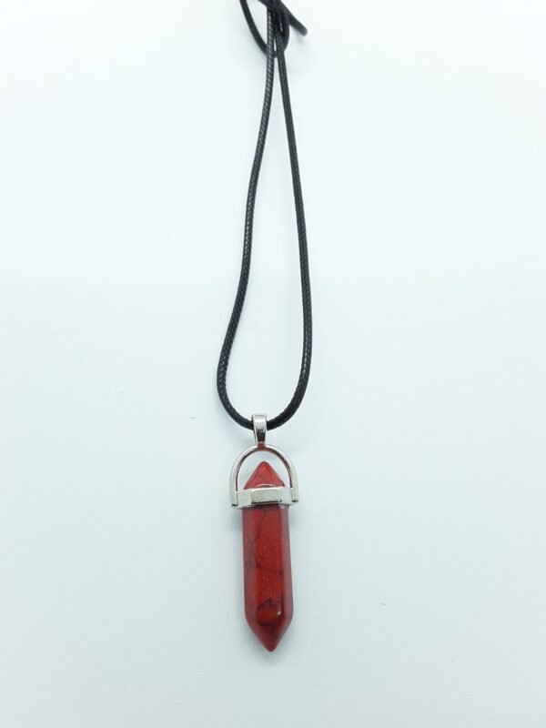 Cage Necklaces - Red Howlite